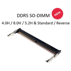 DDR5 SO-DIMM socket連接器現況與DDR4規格比對